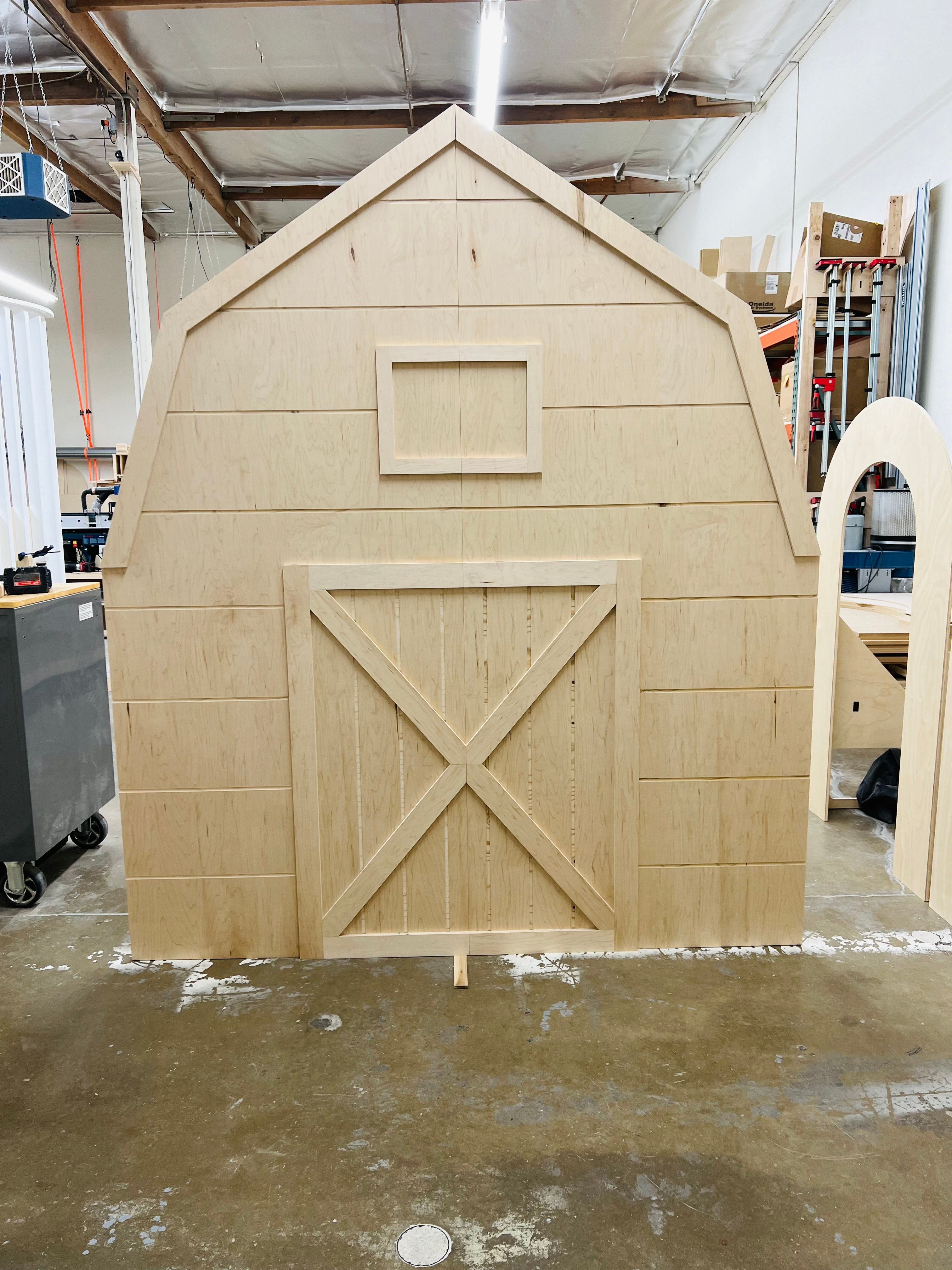 Wooden Barn Backdrop