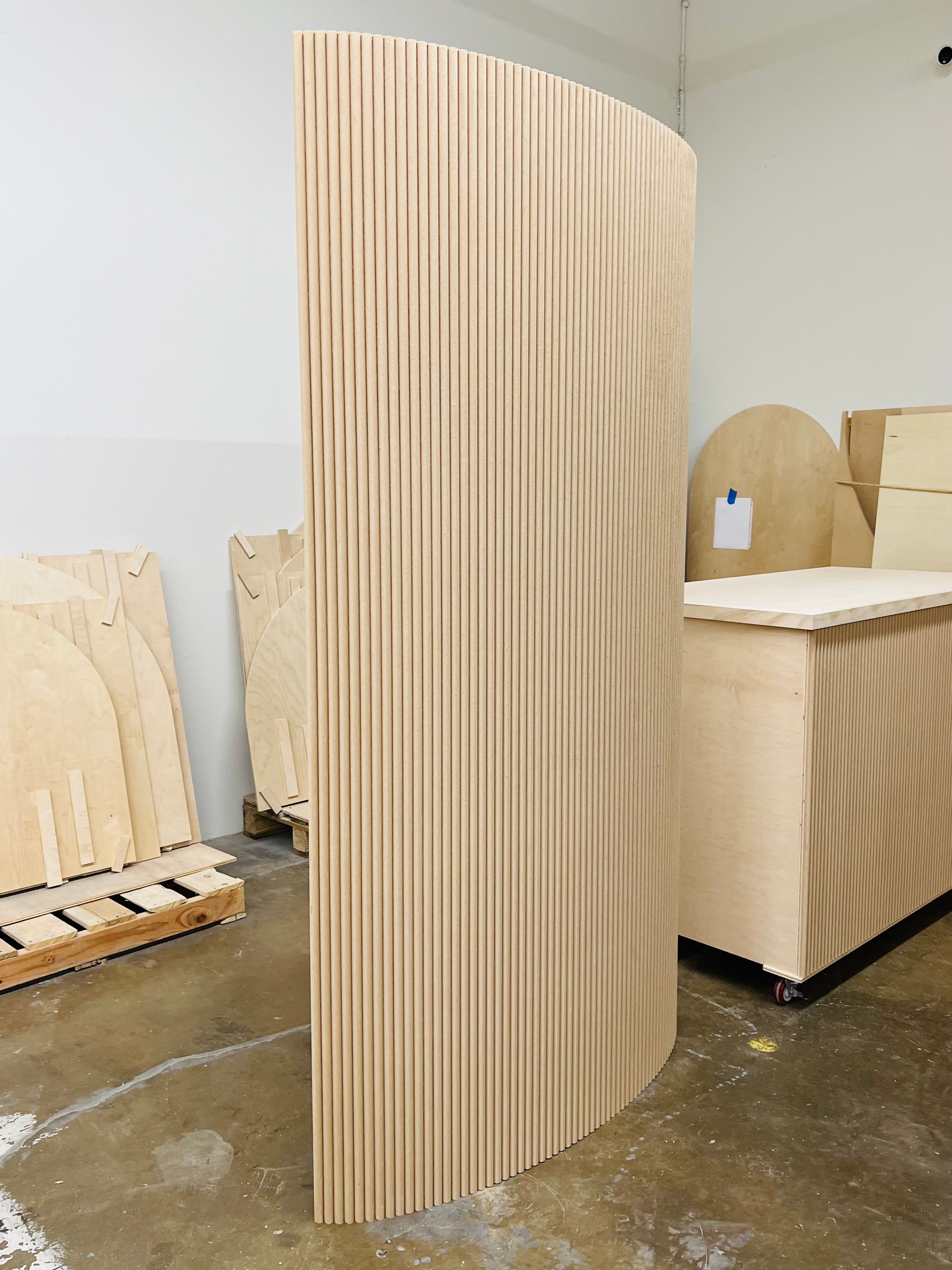 8x4’ Curved Ripple